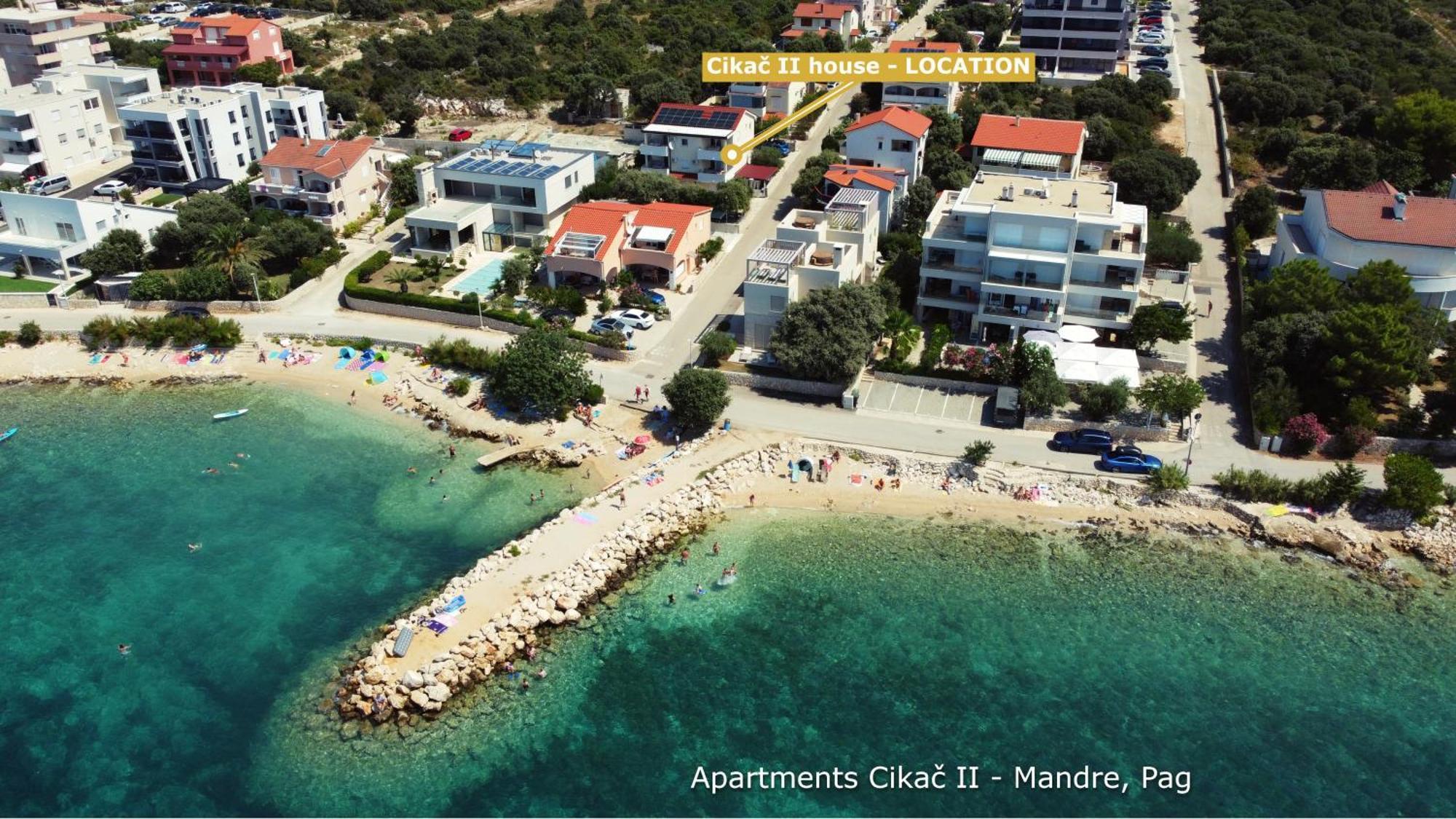 Apartments Cikac II - Modern Apartments By The Beach Mandre Luaran gambar